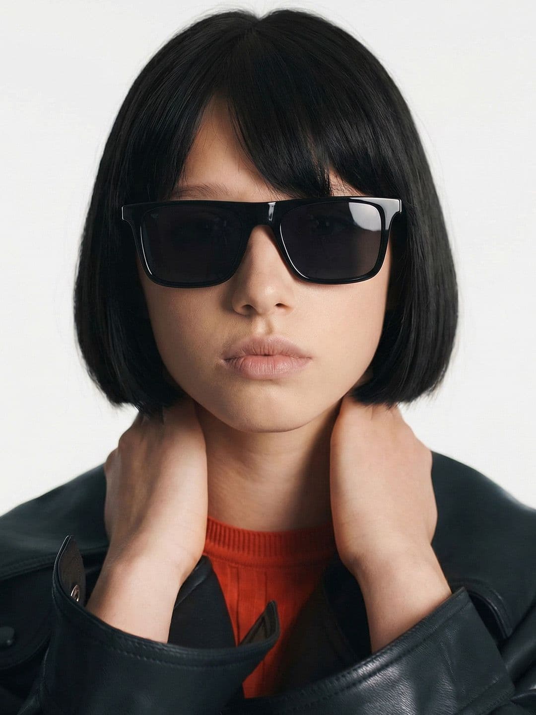 Vincent Chase by Lenskart Unisex Grey Lens & Black Sunglasses with Polarised and UV Protected Lens