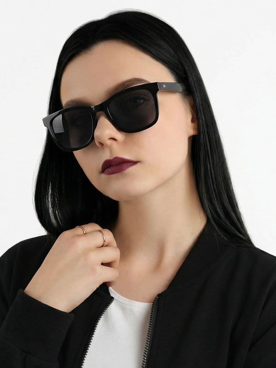 Vincent Chase by Lenskart Grey Polarised & UV Protected Round Sunglasses