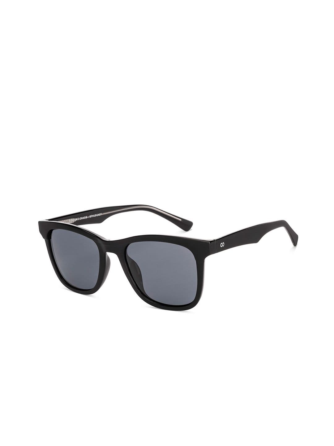 Vincent Chase by Lenskart Grey Polarised & UV Protected Round Sunglasses