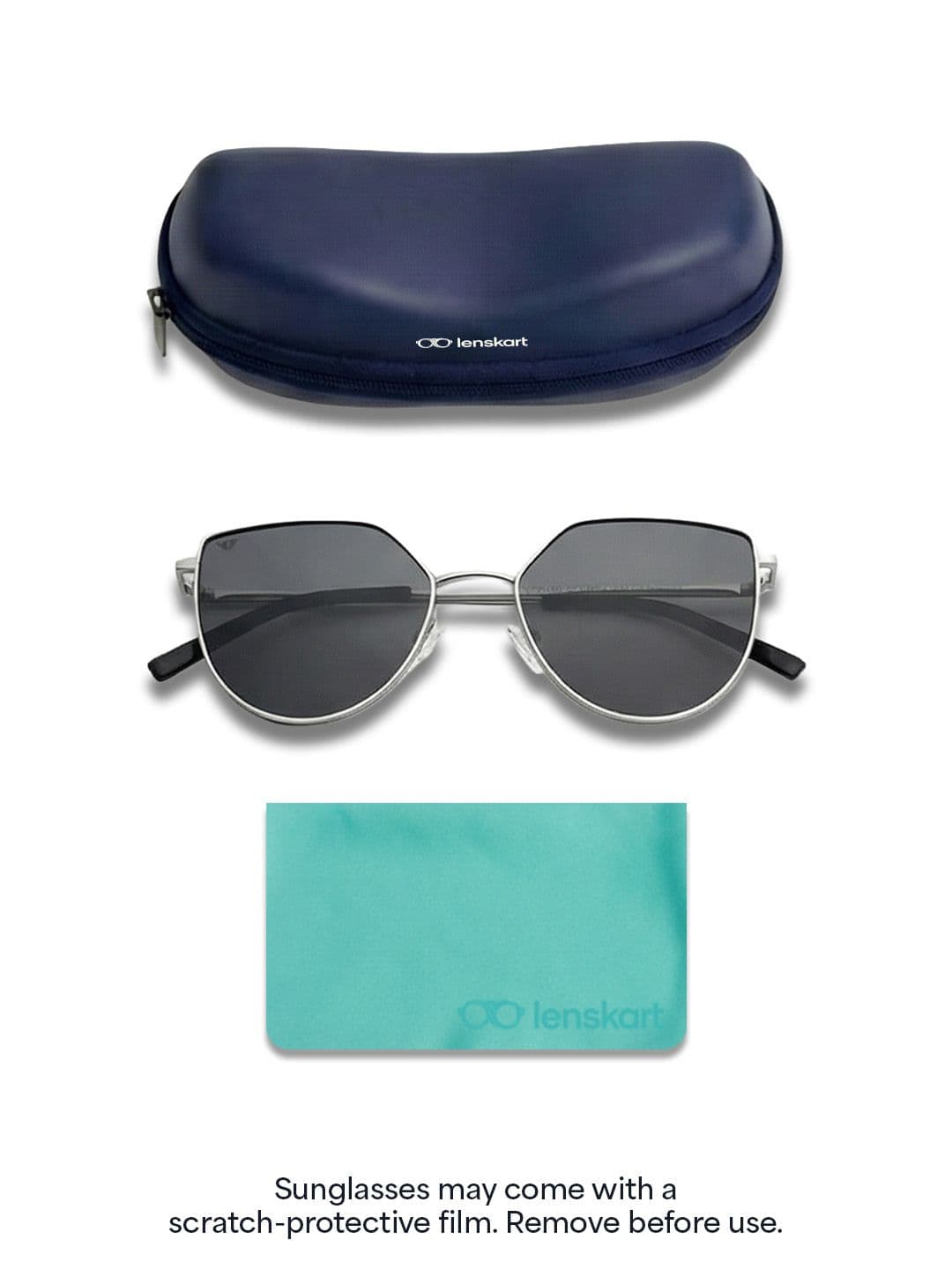Vincent Chase by Lenskart Women Cateye Sunglasses with Polarised and UV Protected Lens 139364