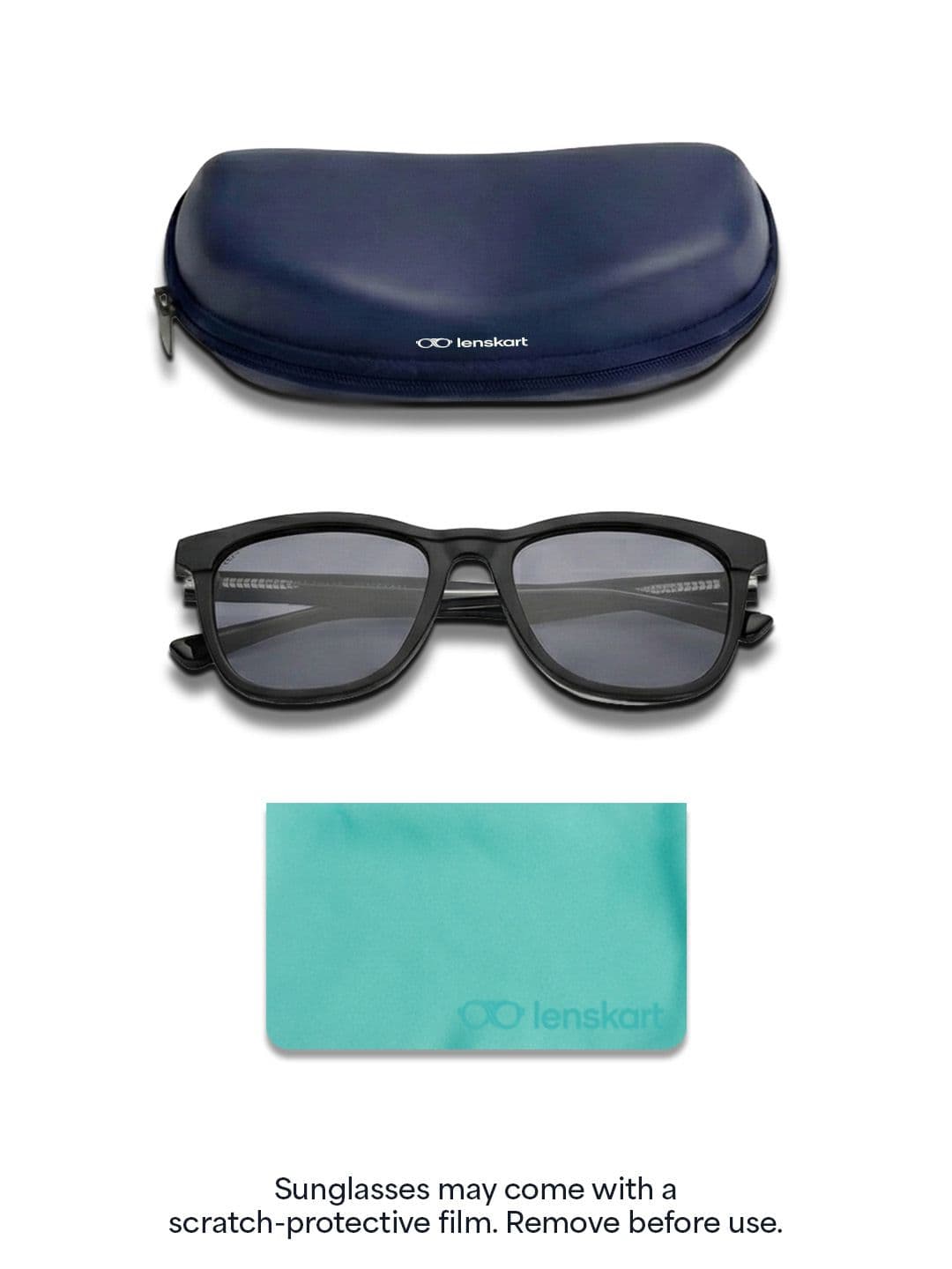 Vincent Chase by Lenskart Grey Polarised & UV Protected Round Sunglasses