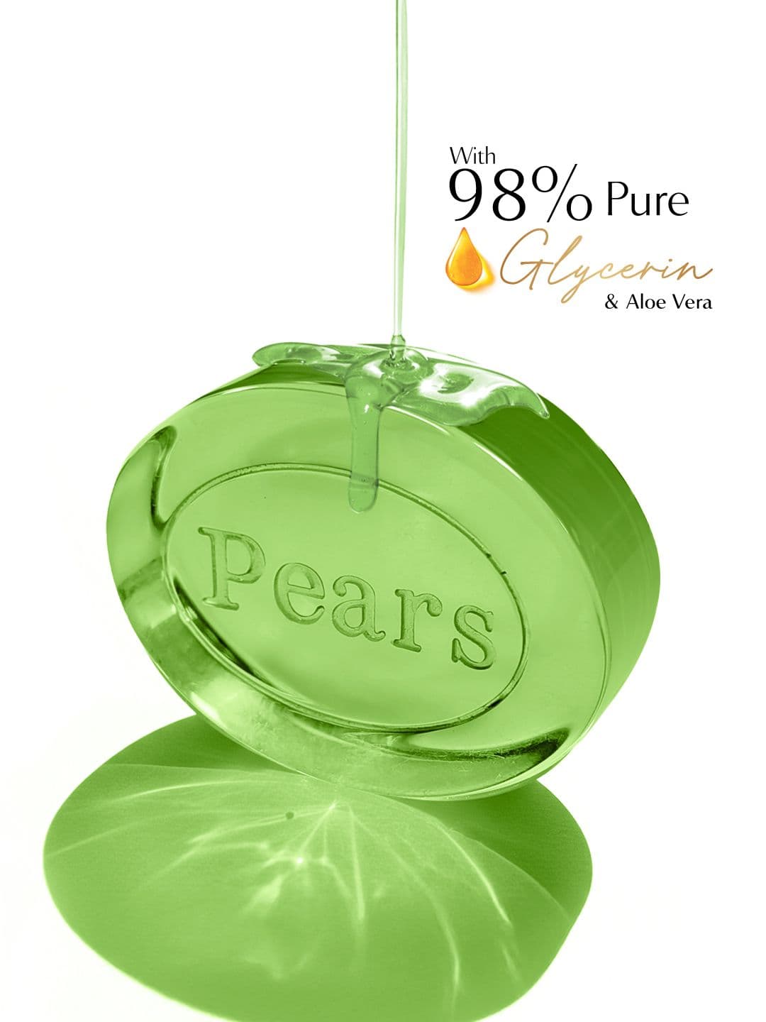 Pears Natural Set of 4 Aloe Vera Detoxifying Bathing Soap Bar - 125 g Each