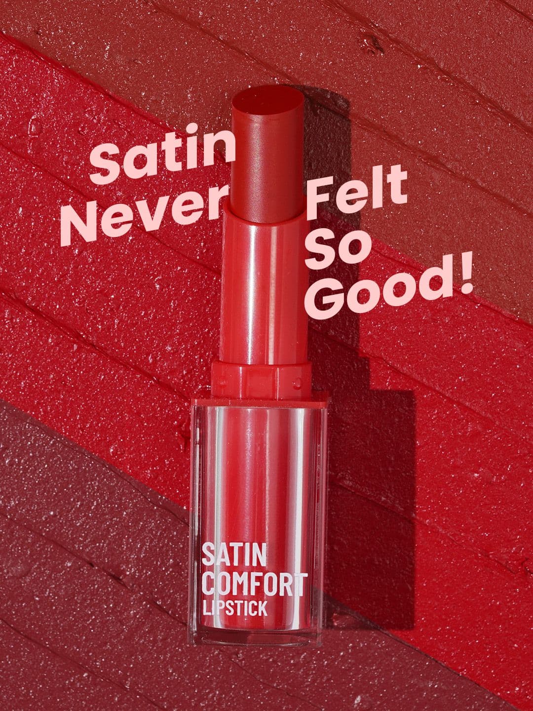 SWISS BEAUTY Satin Comfort Highly Pigmented 3-in-1 Lipstick Trio - Pink & Mauve