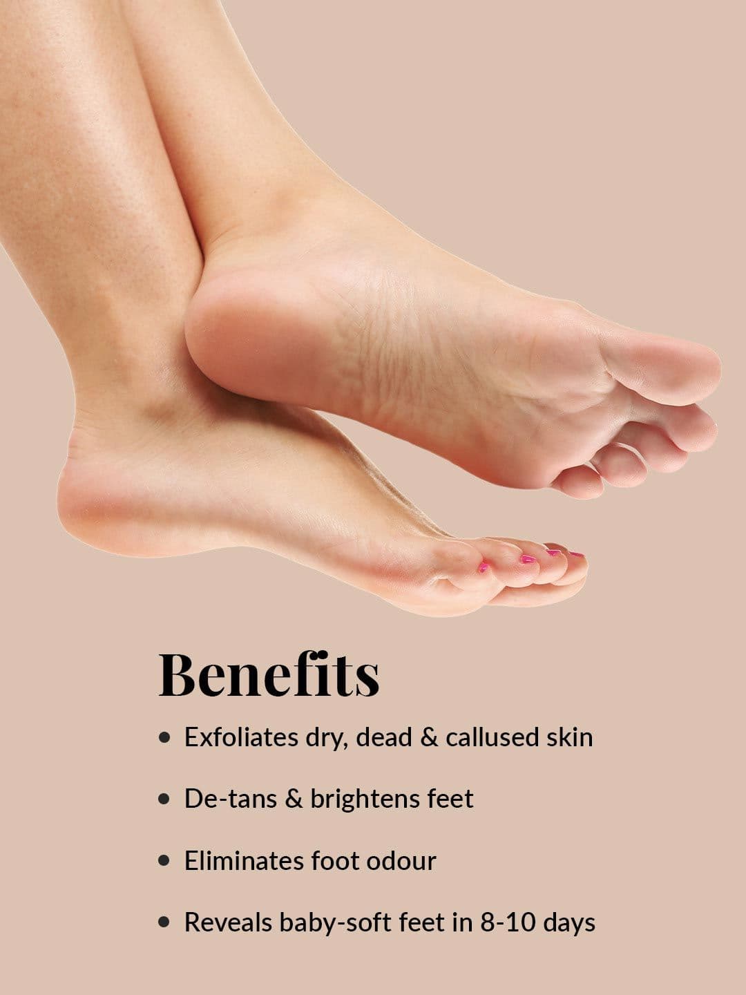 LuxaDerme Set Of 2 Peeling & Exfoliating Foot Mask - 40ml Each