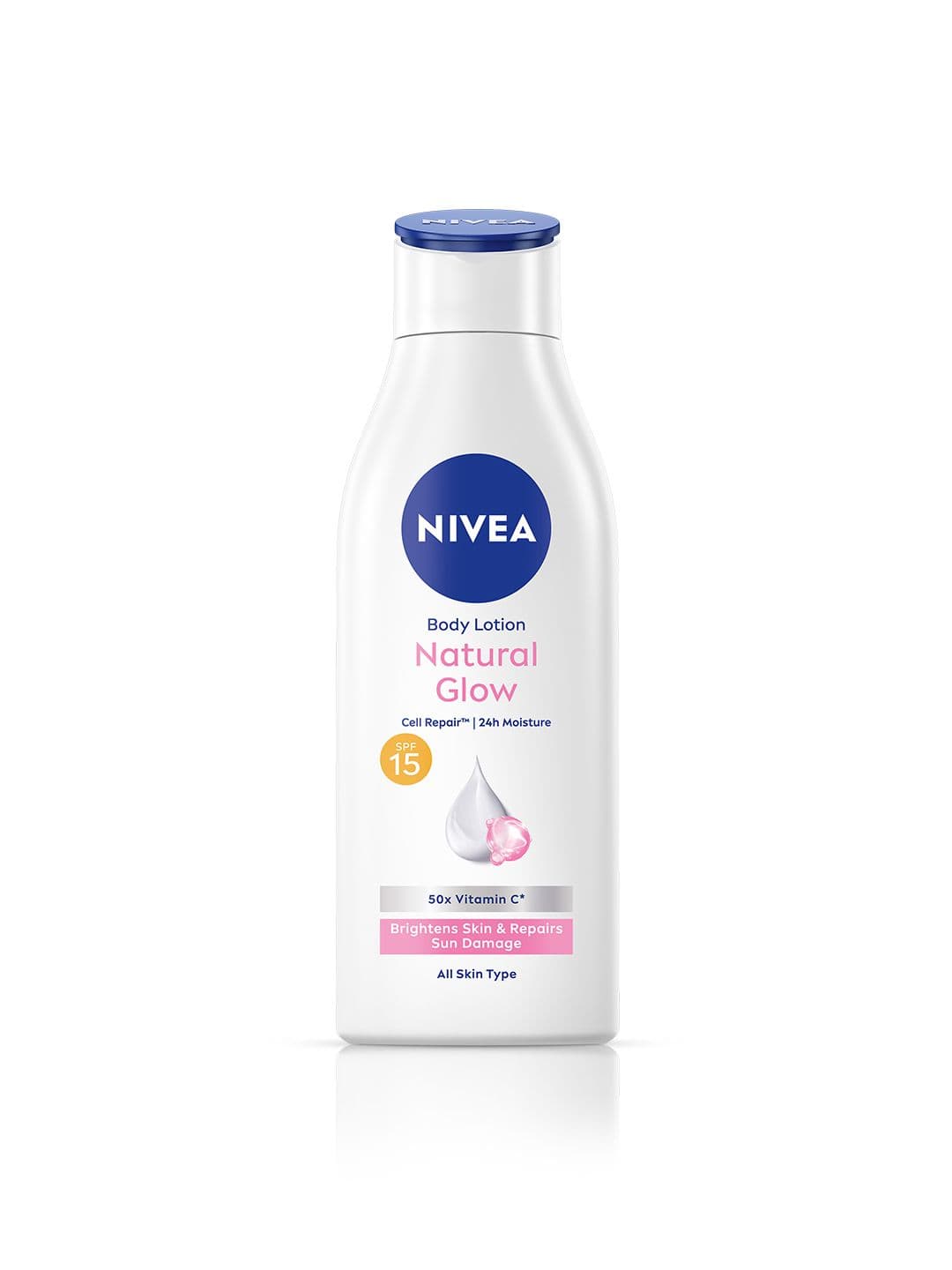 Nivea Body Lotion SPF 15 Natural Glow Cell Repair 50x Vitamin C - 200 ml