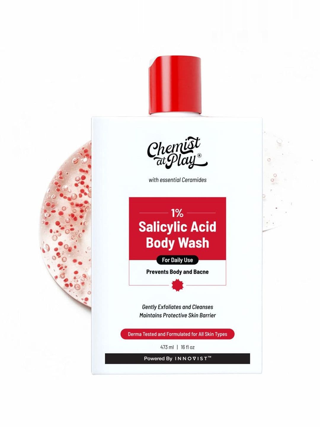 Chemist at Play 3% Pentavitin + 1% Salicylic Acid Acne Control Body Wash - 473 ml