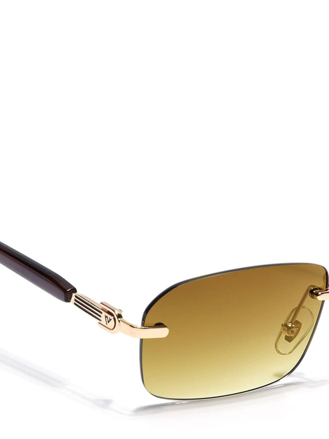 Voyage Unisex Rectangle Sunglasses with UV Protected Lens 3012MG6618