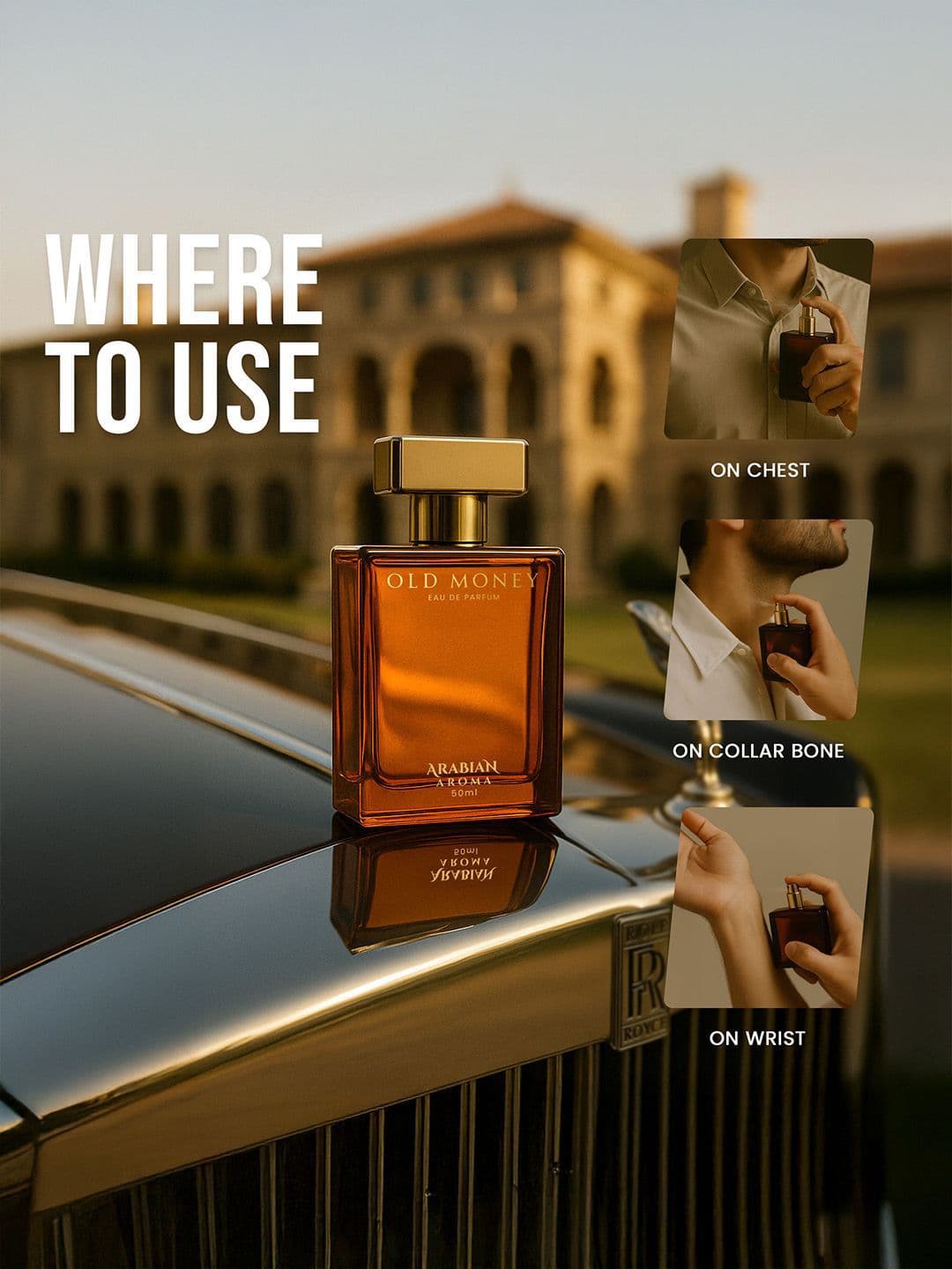 Arabian Aroma Men Old Money Long Lasting Eau De Parfum - 50 ml