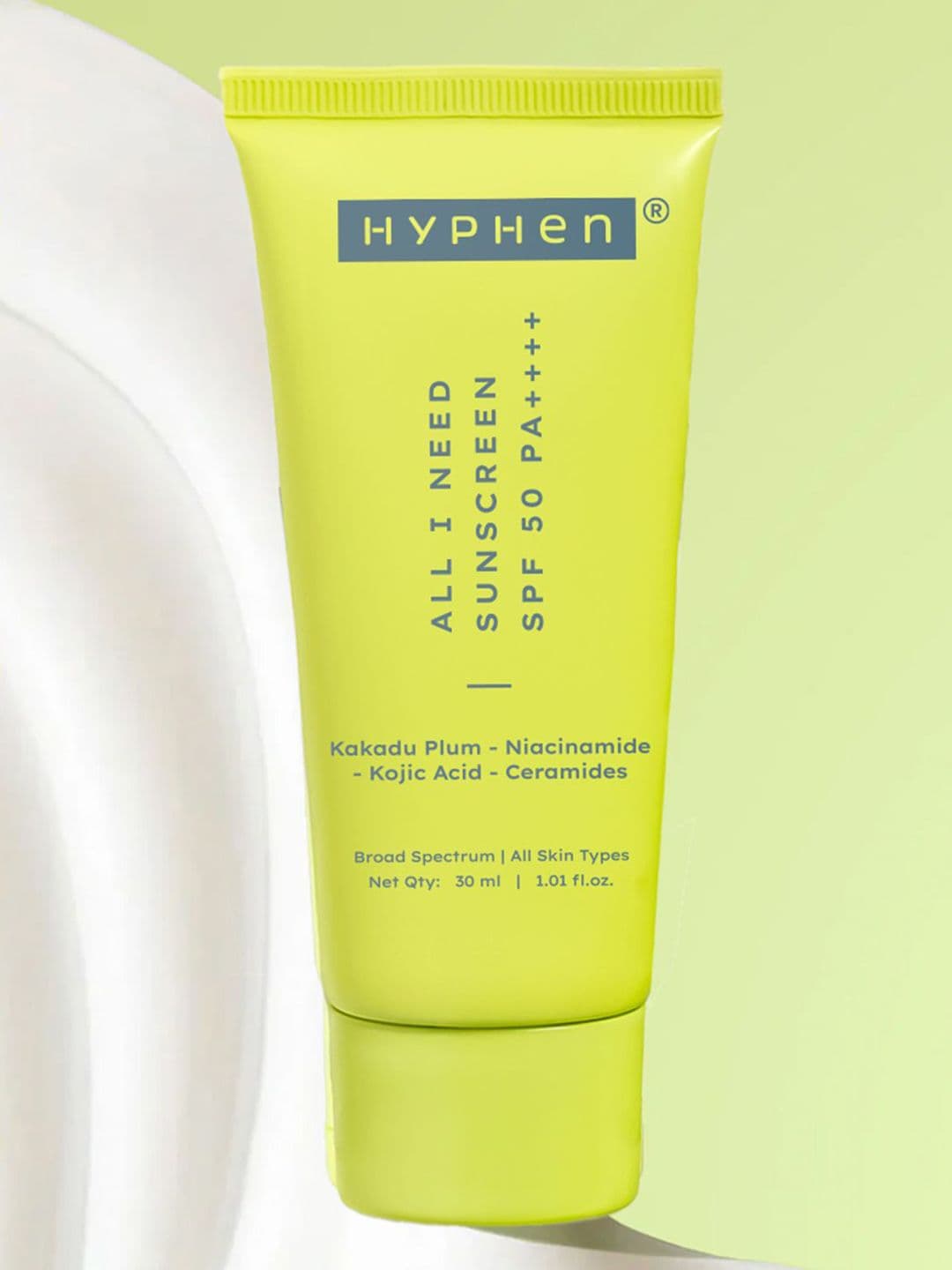 Hyphen All I Need SPF50 PA++++ Sunscreen with Niacinamide - 30ml