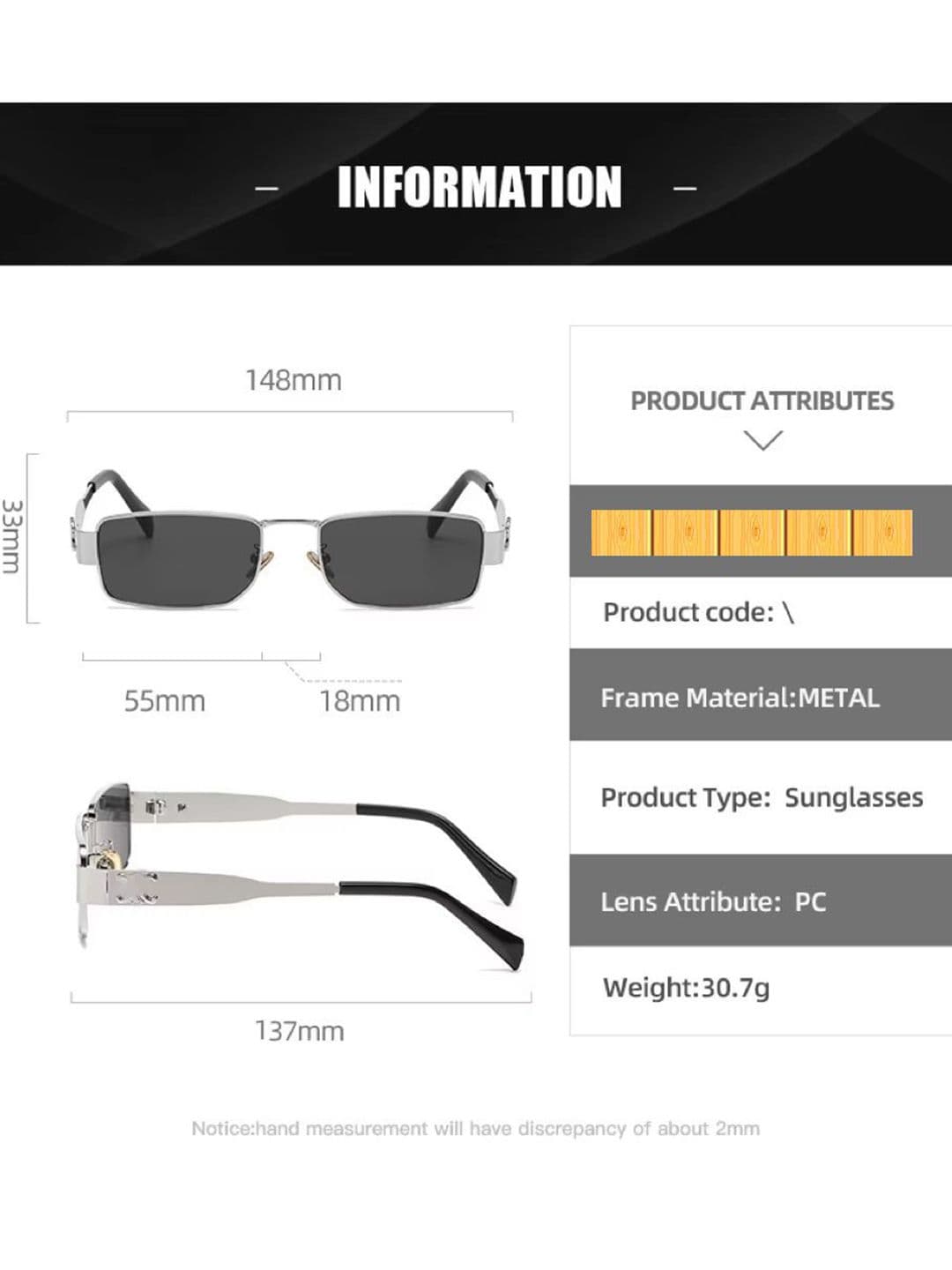 The Roadster Lifestyle Co Unisex Rectangle UV Protected Sunglasses