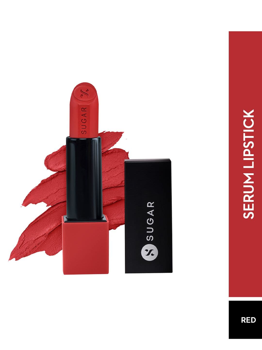 SUGAR Glide Peptide Velvety Matte Finish Serum Lipstick 4.2g - Cairo Crimson 04