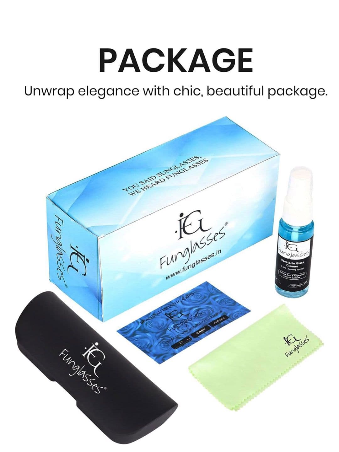 FUNGLASSES Unisex Rectangle Sunglasses with UV Protected Lens