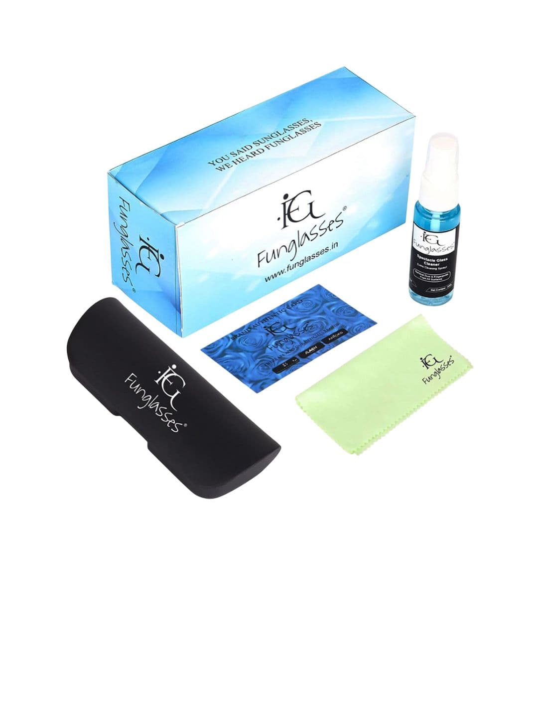 Funglasses Unisex Rectangle Sunglasses with UV Protected Lens