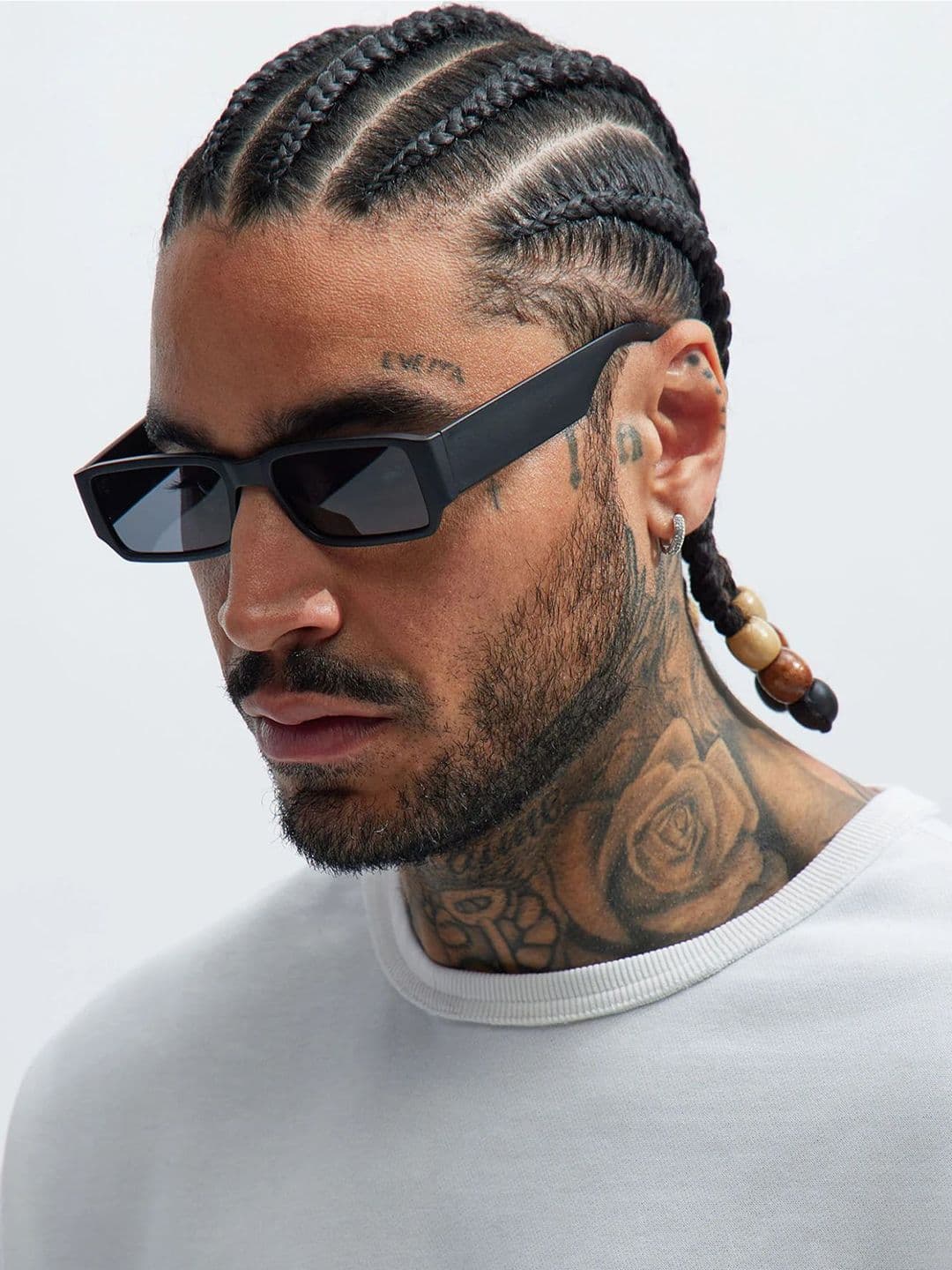 Funglasses Unisex Rectangle Sunglasses with UV Protected Lens