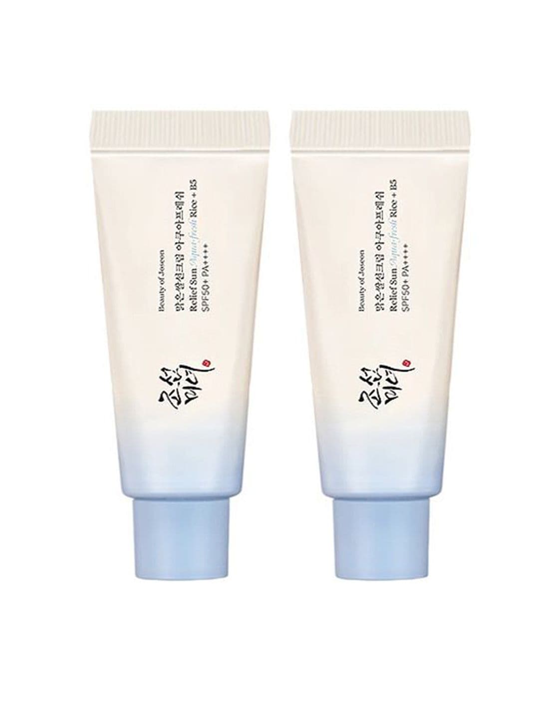 Beauty of Joseon Set Of 2 Relief Sun Aqua-Fresh Rice + B5 SPF 50+ PA++++ - 10 ml Each