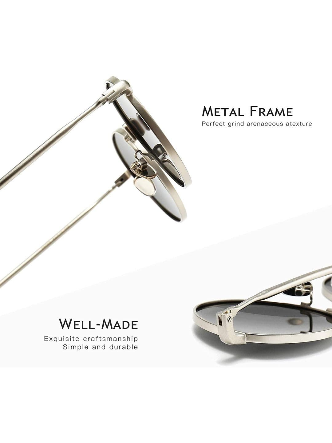 The Roadster Lifestyle Co. Unisex Round Sunglasses With UV Protected Lens RD 2339 silver