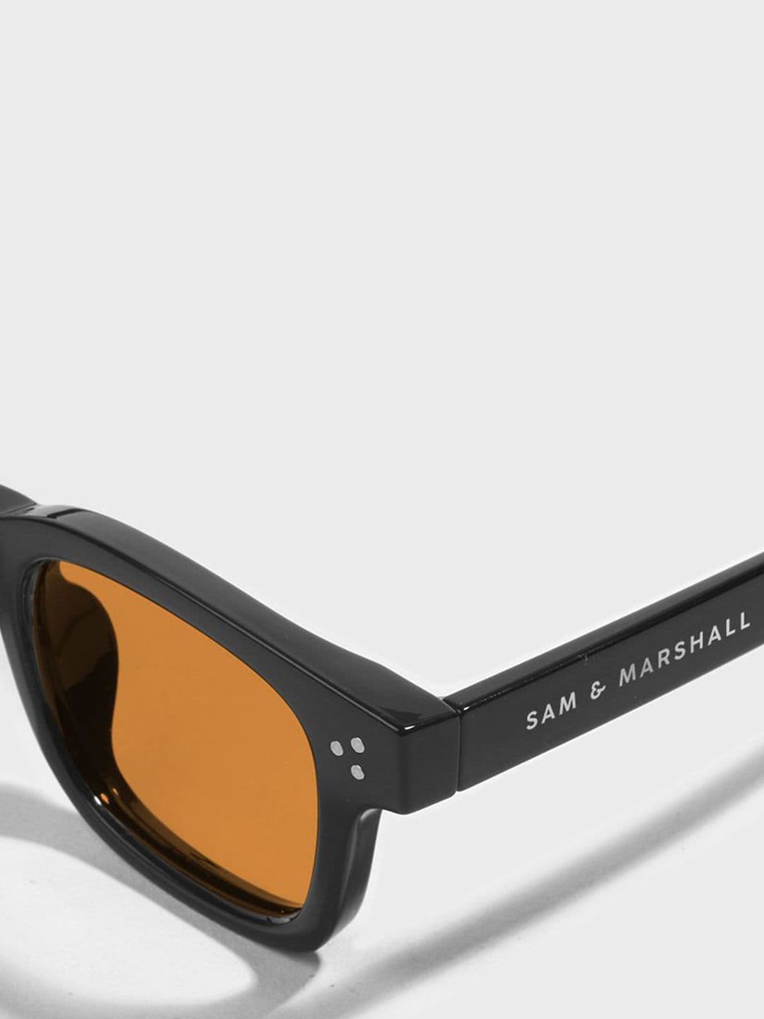 SAM & MARSHALL Unisex Square Sunglasses with UV Protected Lens KUN_CORAL_2943