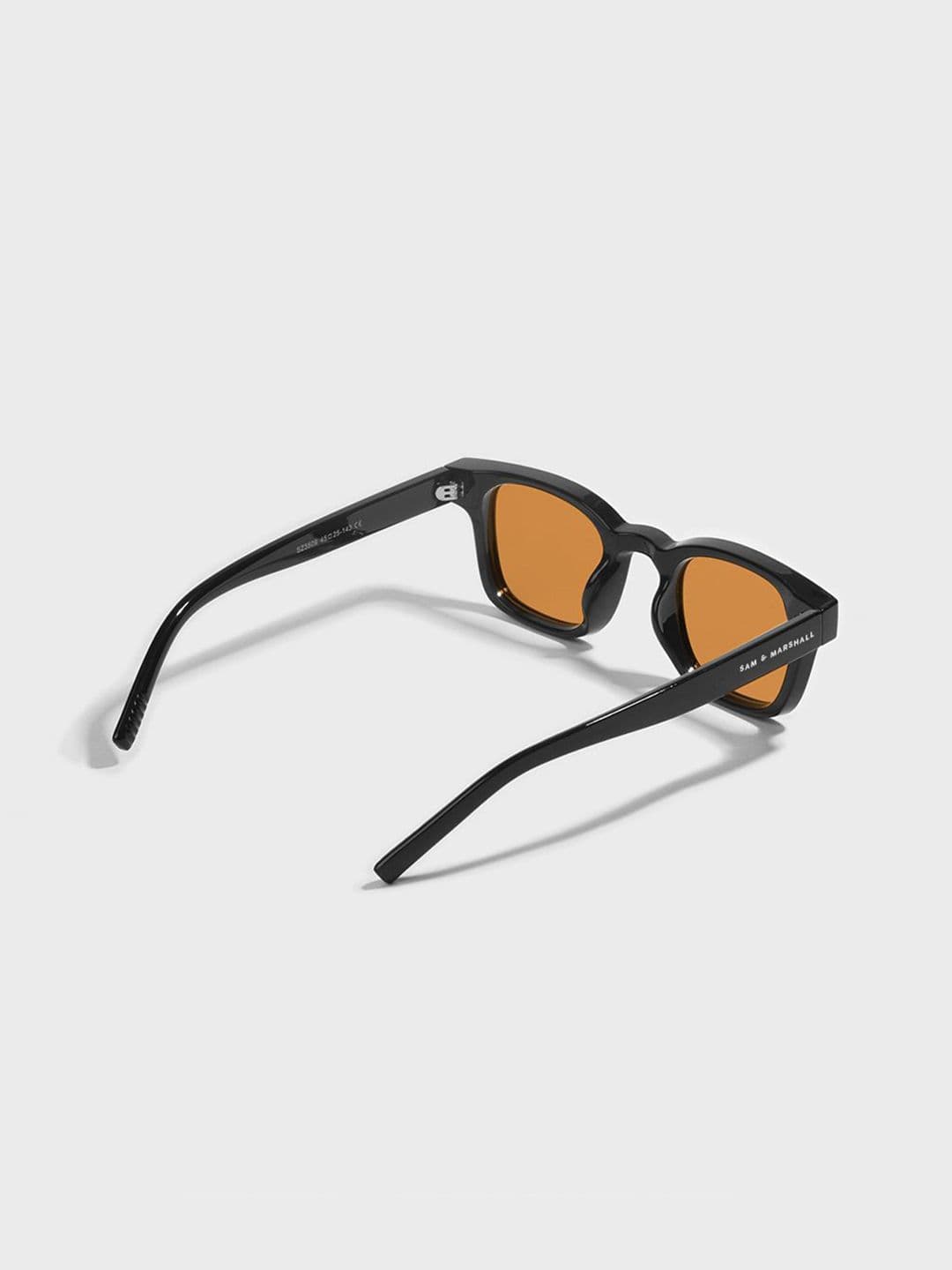 SAM & MARSHALL Unisex Square Sunglasses with UV Protected Lens KUN_CORAL_2943