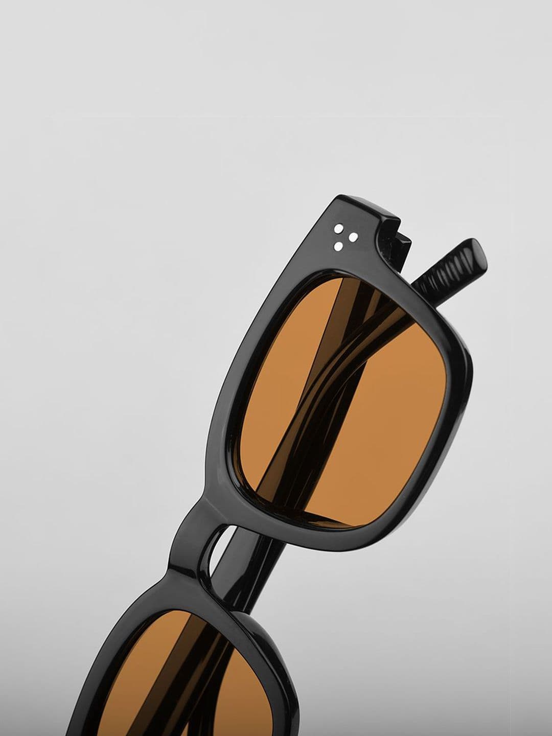 SAM & MARSHALL Unisex Square Sunglasses with UV Protected Lens KUN_CORAL_2943