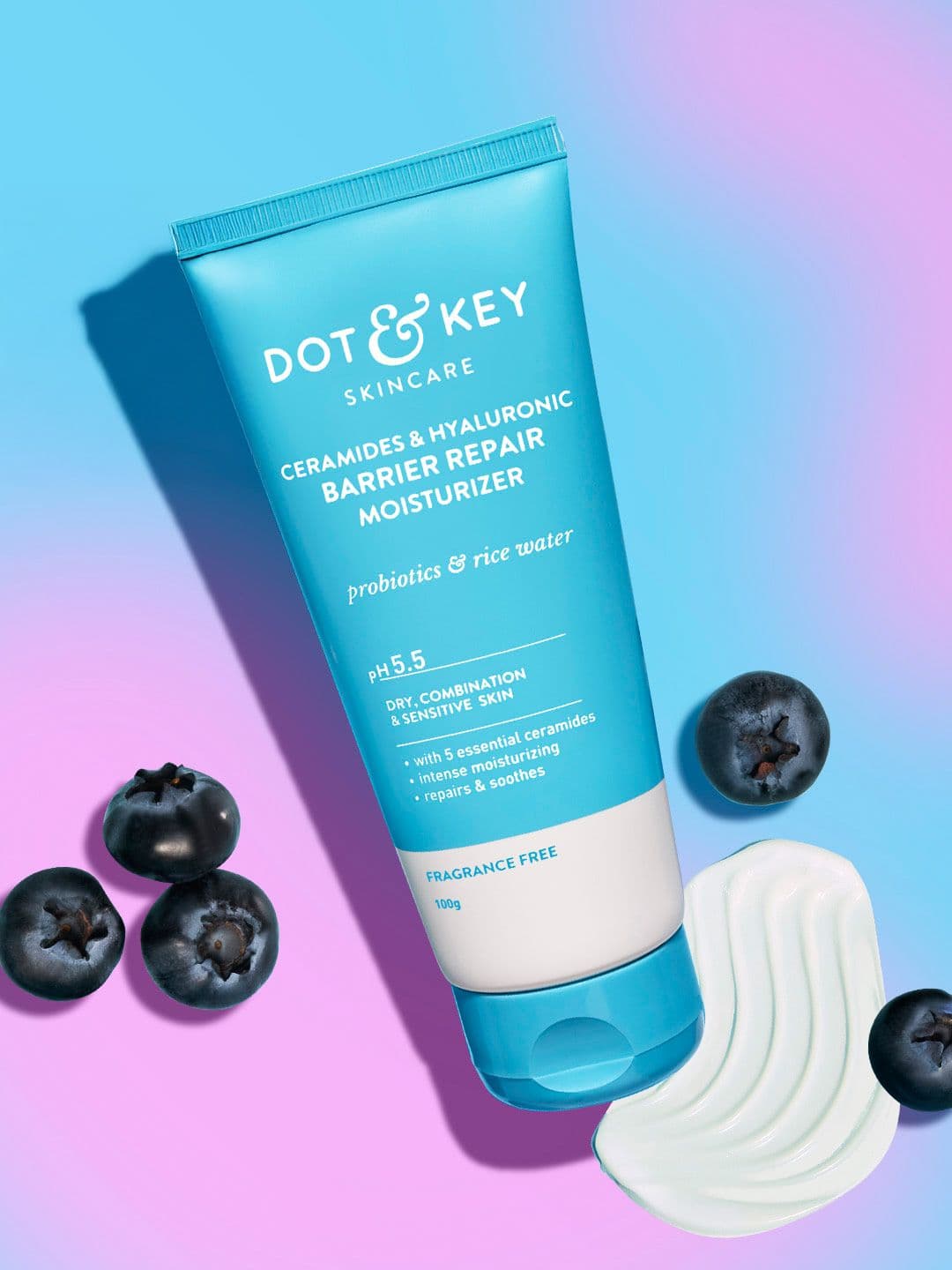 Dot & Key Barrier Repair Moisturizer For Normal + Dry +Combination & Sensitive Skin - 100g