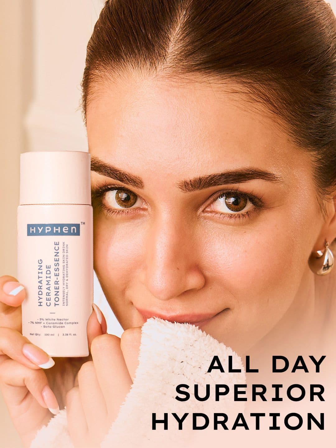 Hyphen Hydrating Ceramide Toner Essence With 5% White Nectar - 100 ml