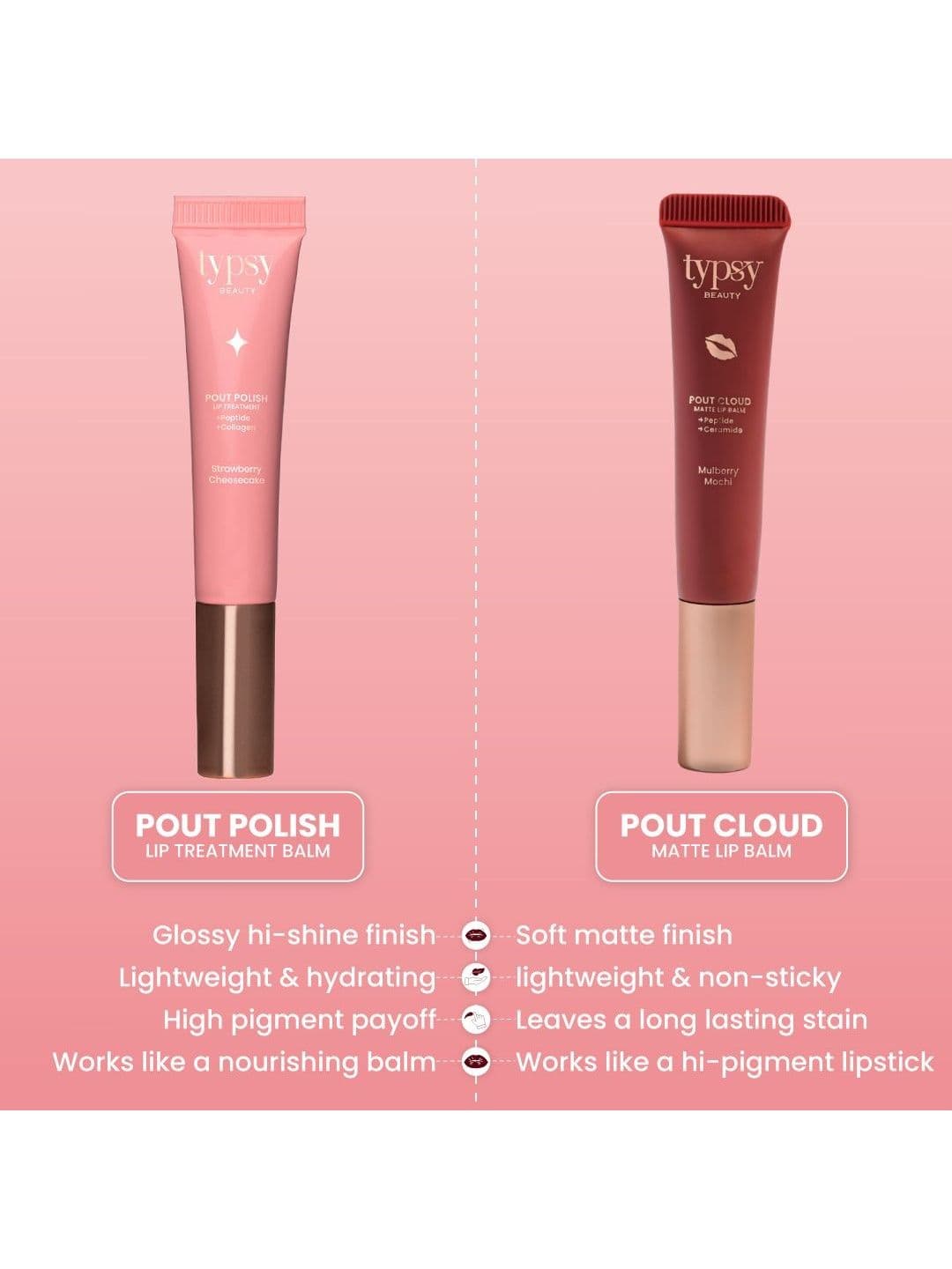Typsy Beauty Pout Cloud Matte Lip Balm With Ceramides - 8 g - Mulberry Mochi 05