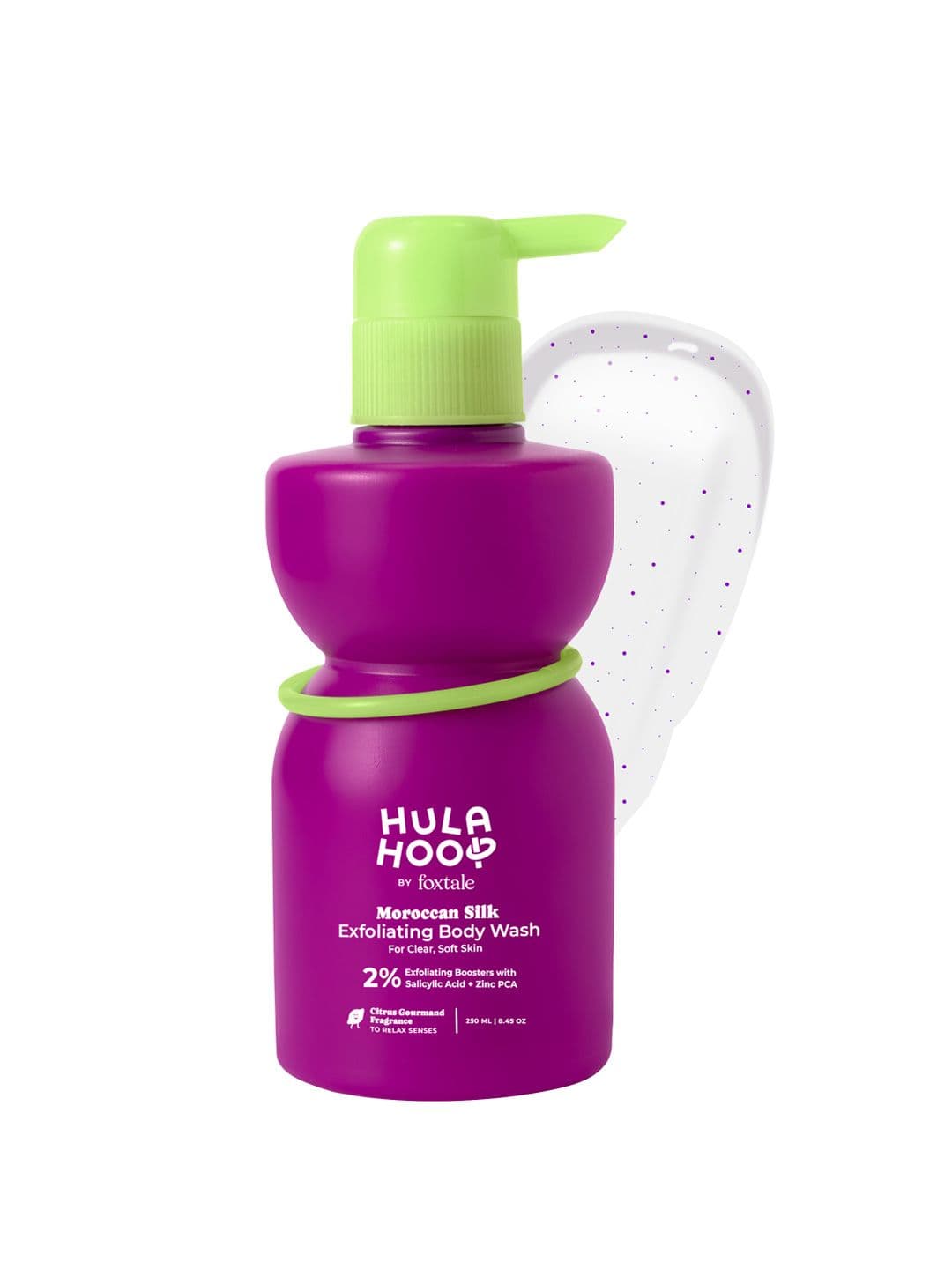 FoxTale Hula Hoop Exfoliating Body Wash to Exfoliate & Smoothen - 250ml