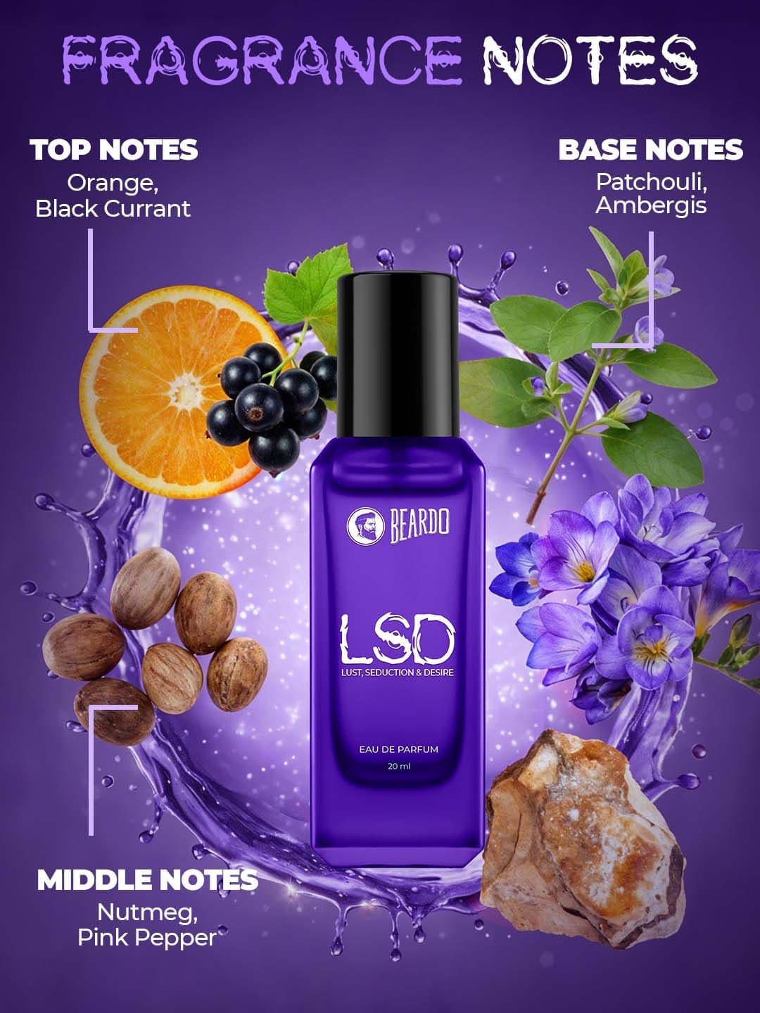 BEARDO LSD Long Lasting Eau De Parfum - 20 ml