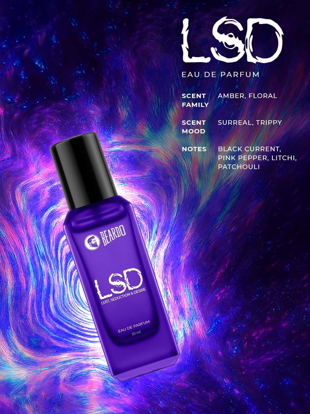 BEARDO LSD Long Lasting Eau De Parfum - 20 ml