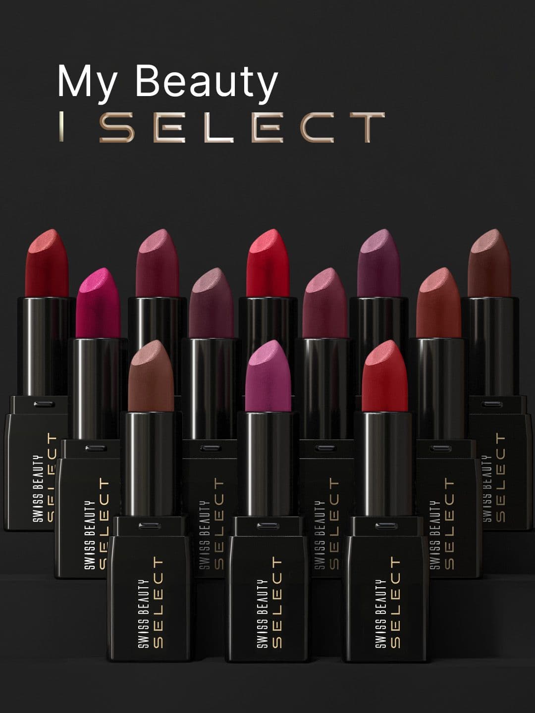 SWISS BEAUTY Select Dare To Matte Lipstick 3.8g - Aura Pink 04