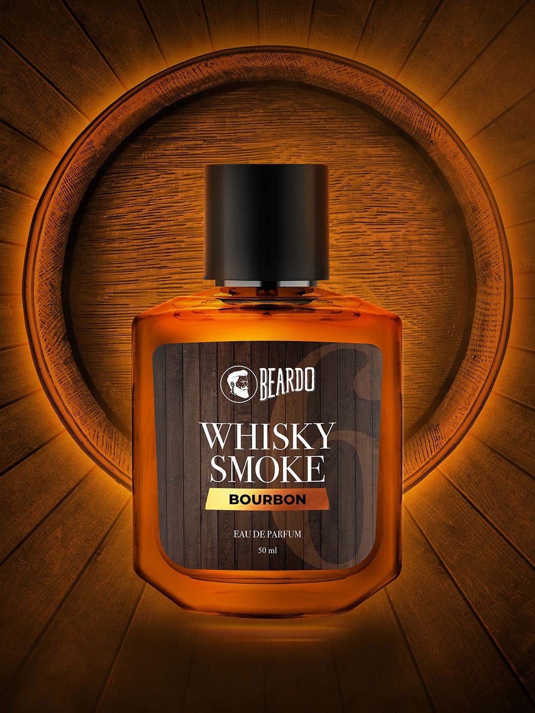 BEARDO Men Whisky Smoke Bourbon Long Lasting Eau De Parfum - 50 ml