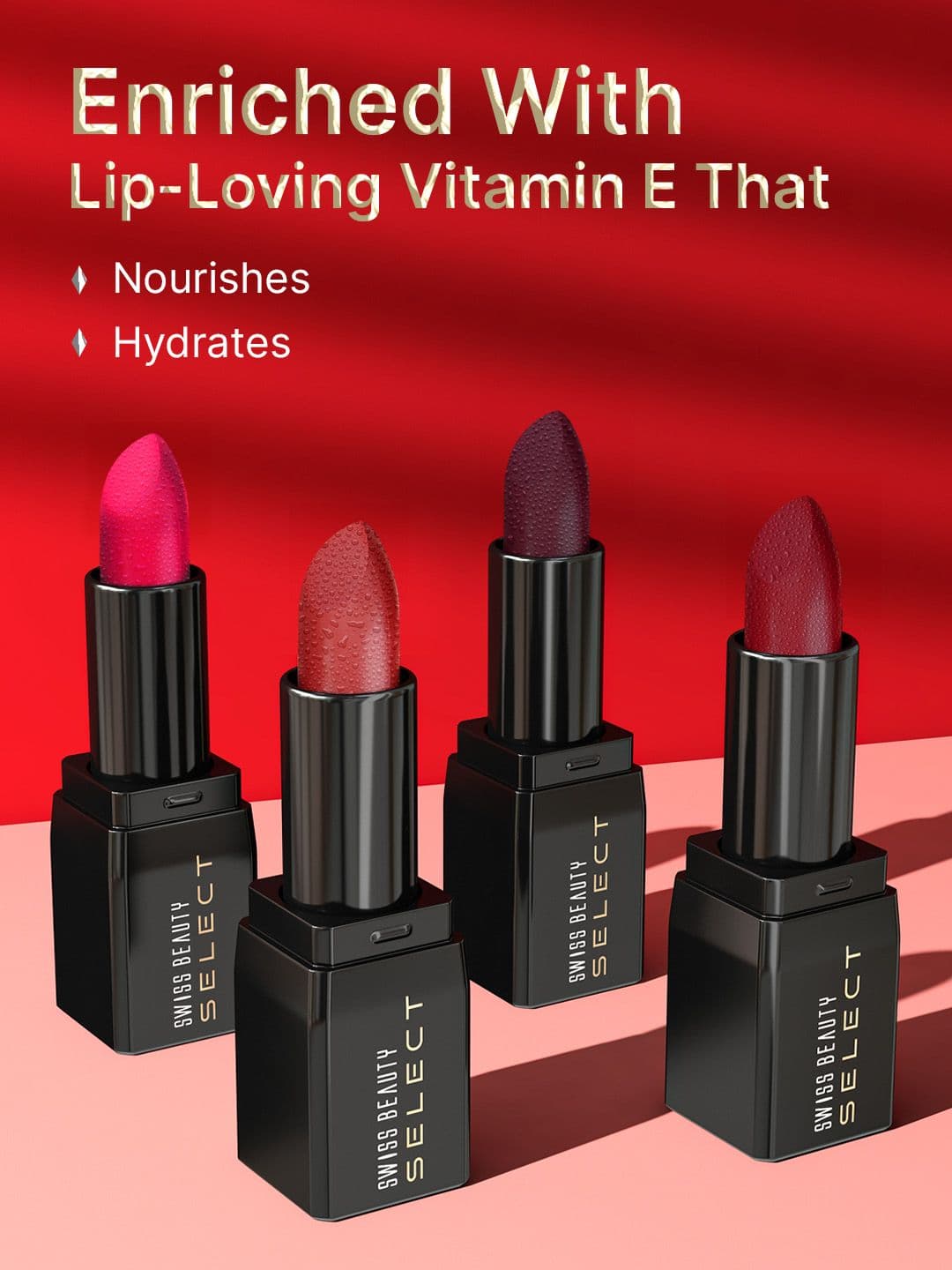 SWISS BEAUTY Select Dare To Matte Lipstick 3.8g - Paradise Nude 01