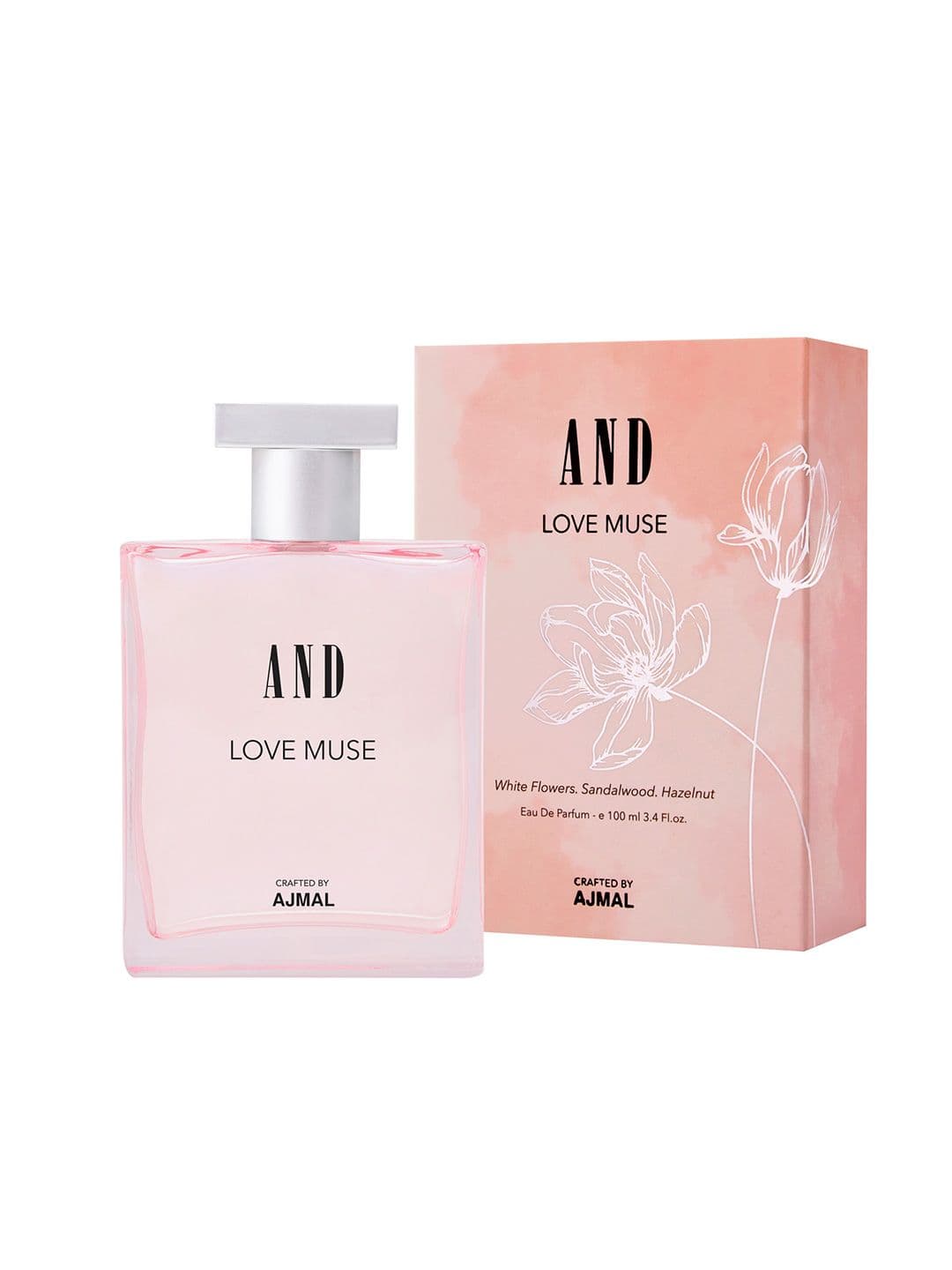 Ajmal Love Muse Sweet Musk Women Romantic Scent Long Lasting EDP Perfume - 100ml
