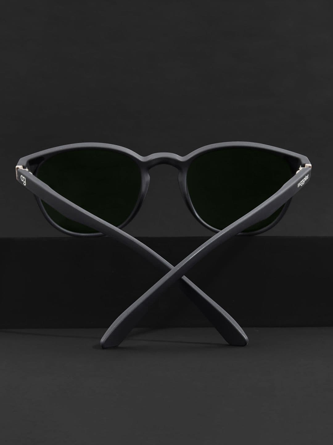 Woggles Unisex Round Sunglasses with Polarised Lens-WOWFRO-02-M09-1084-M