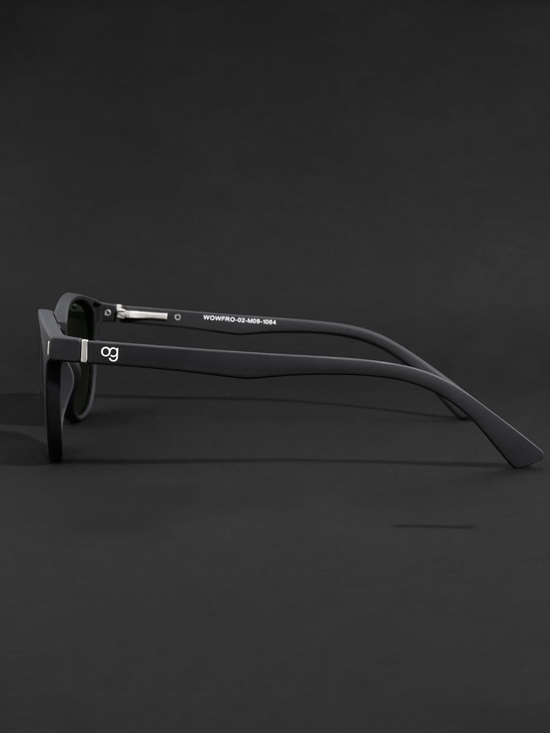 Woggles Unisex Round Sunglasses with Polarised Lens-WOWFRO-02-M09-1084-M