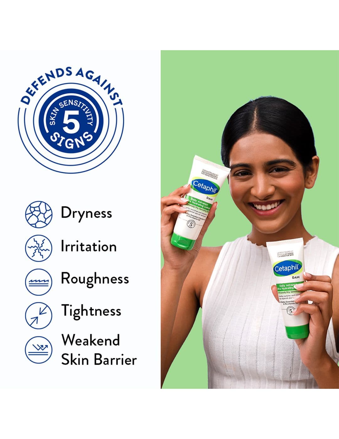 Cetaphil DAM Ultra Hydrating Lotion Long Lasting Moisturizer for Face & Body - 30 g