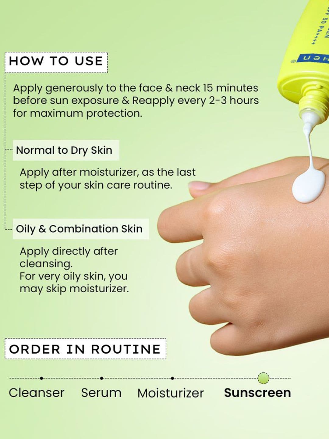 Hyphen Fluid Cooling Sunscreen SPF50 PA++++ - Ultra Lightweight 8 Hrs Protection-50ml