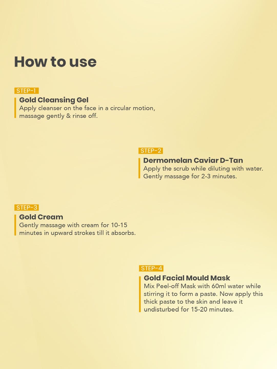 O3 + Gold Infusion Brightening Facial Kit for Radiance & Glow - 45 g