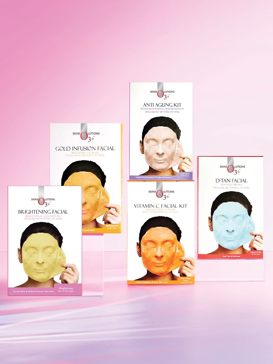 O3 + Gold Infusion Brightening Facial Kit for Radiance & Glow - 45 g