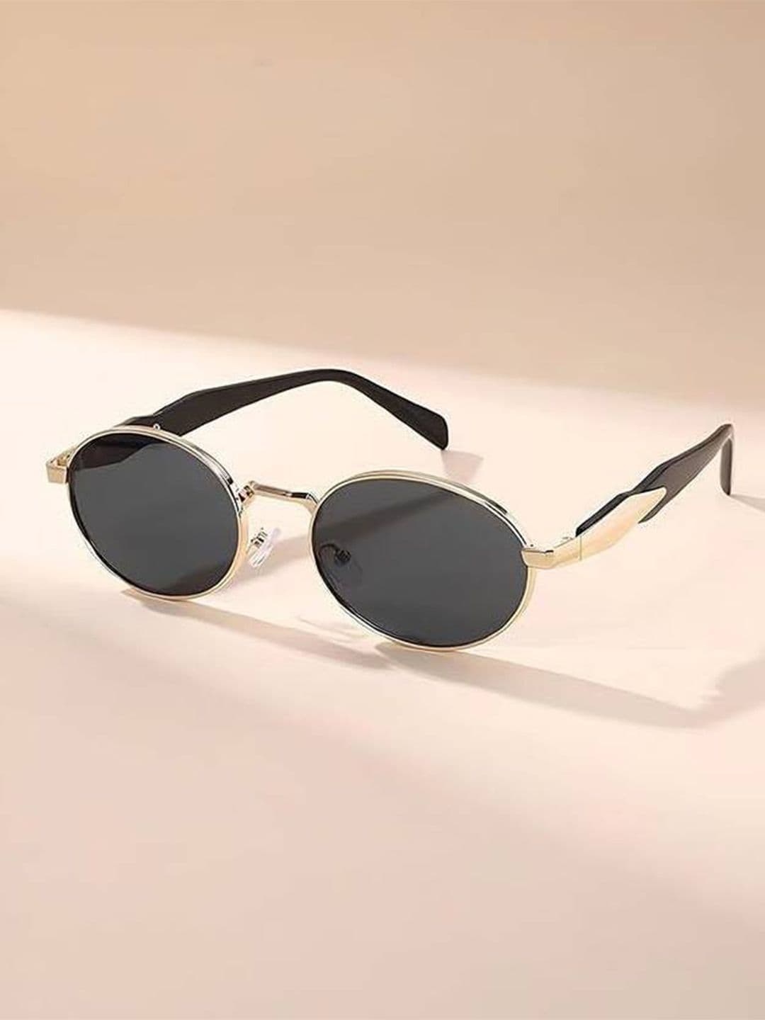 HAYDEN haiza Round Sunglasses with UV Protected Lens GOLD-NEW OVAL-1