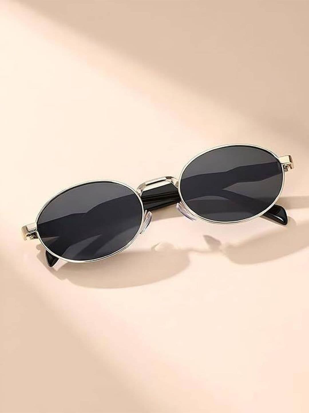 HAYDEN haiza Round Sunglasses with UV Protected Lens GOLD-NEW OVAL-1