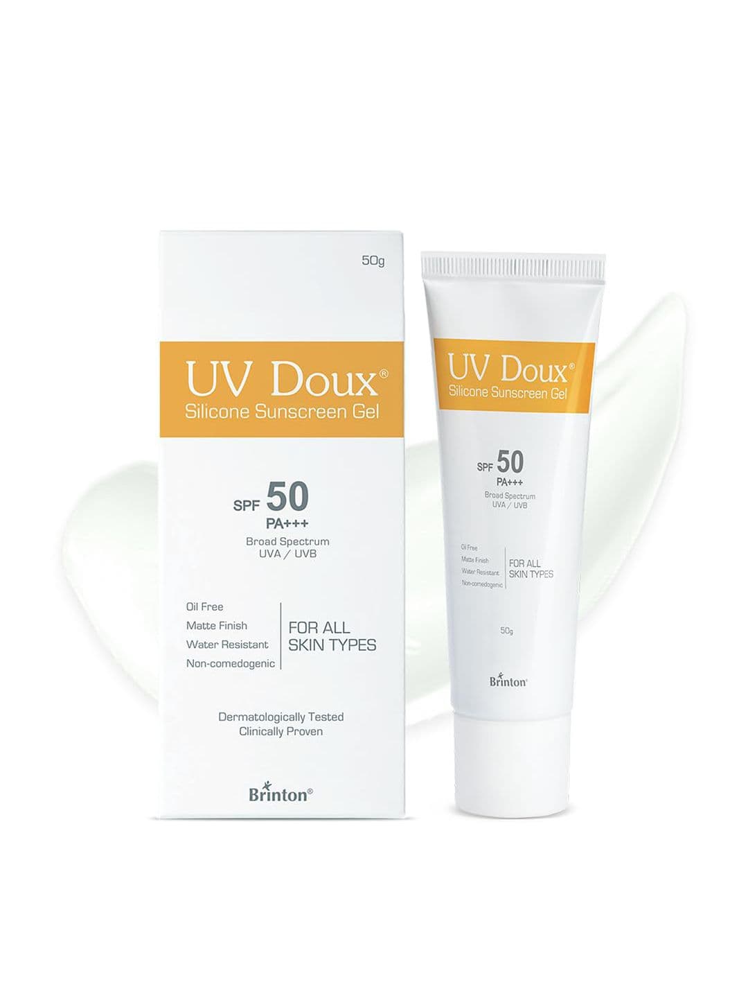 Brinton UV Doux Silicone Sunscreen Gel SPF 50 PA+++ - 50g