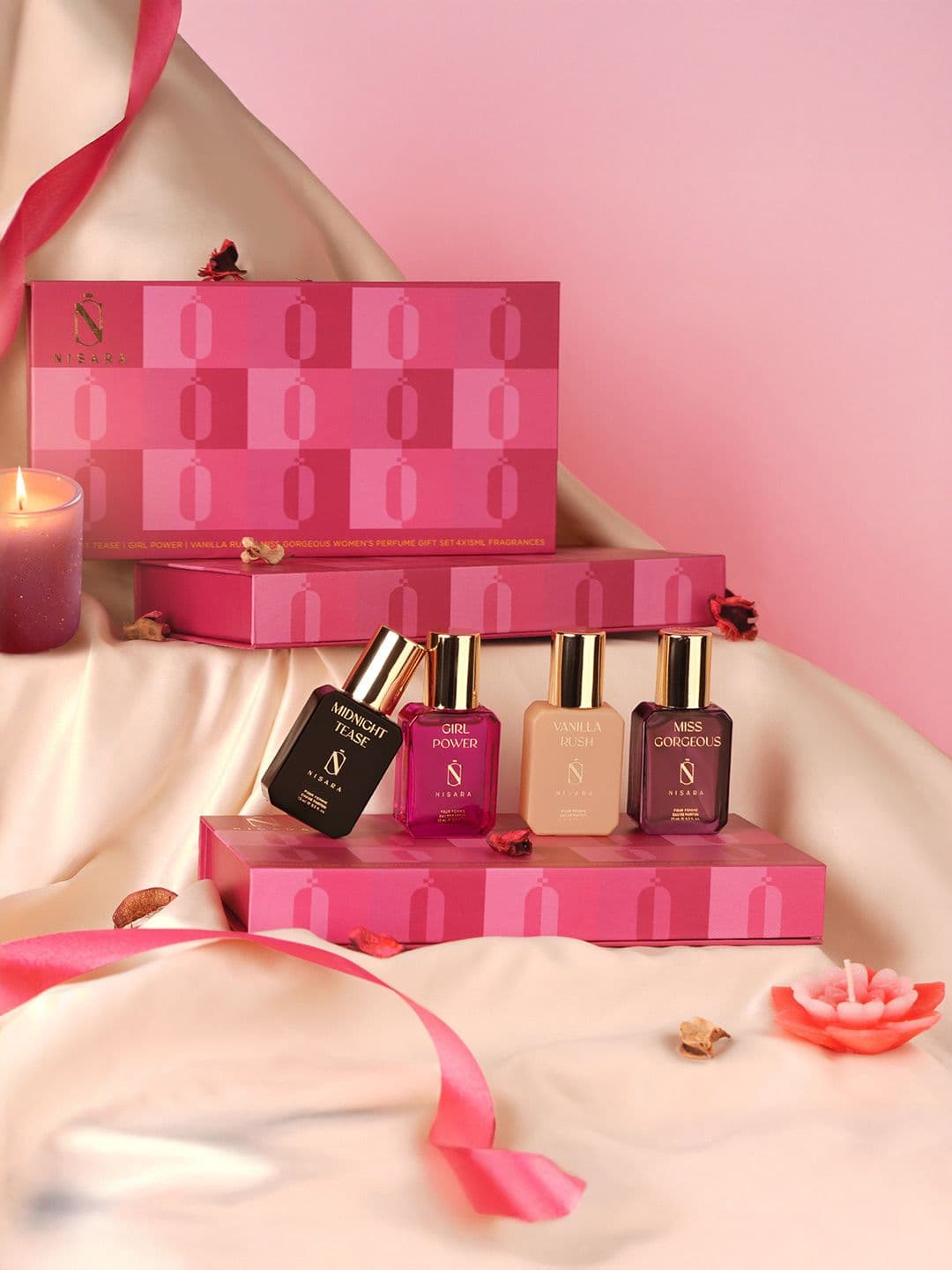 NISARA Women Gift Set of 4 Eau De Parfum - 15 ml each