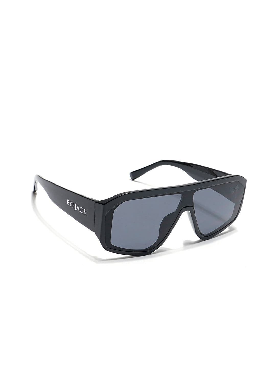 Eyejack by Voyage Unisex Wayfarer Full Rim Sunglasses with UV Protected Lens ID2329CL860