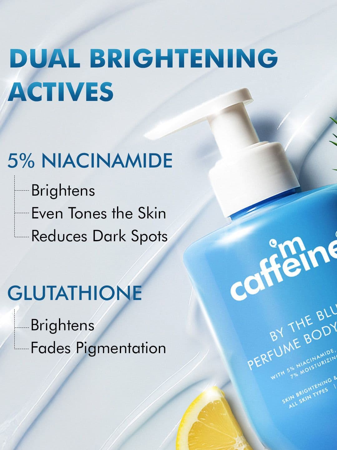 MCaffeine By the Blues Brightening Perfume Body Lotion 5% Niacinamide- 300ml