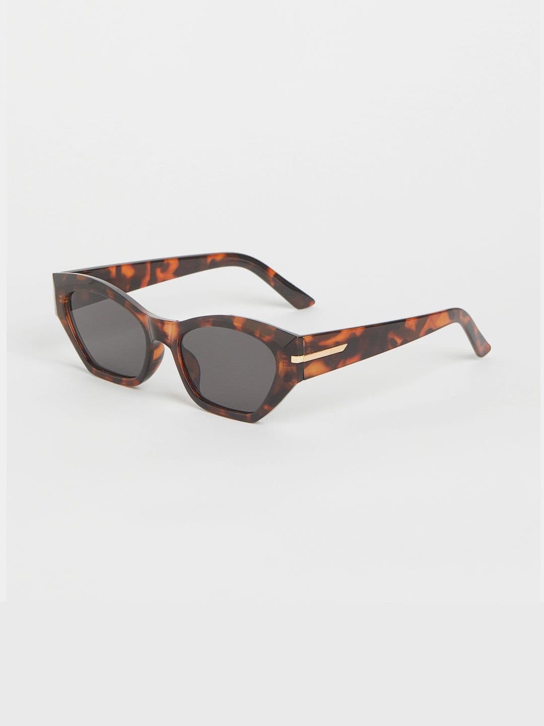 H&M Women Black Lens & Brown Cat-Eye Sunglasses