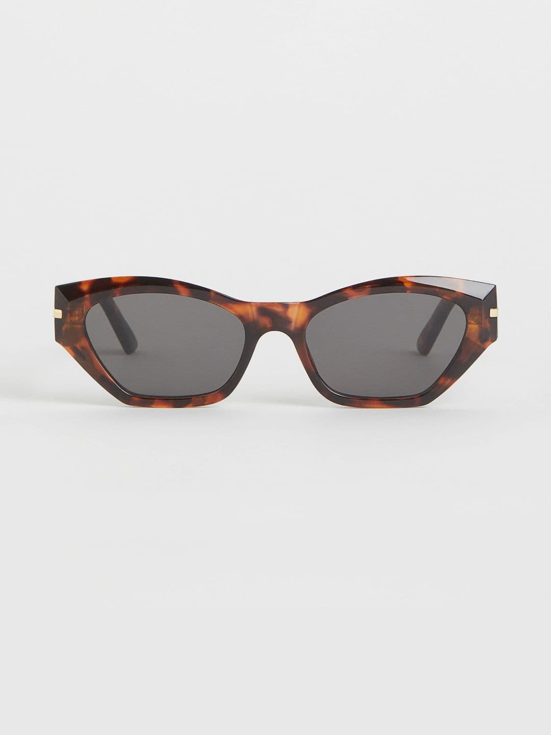 H&M Women Black Lens & Brown Cat-Eye Sunglasses