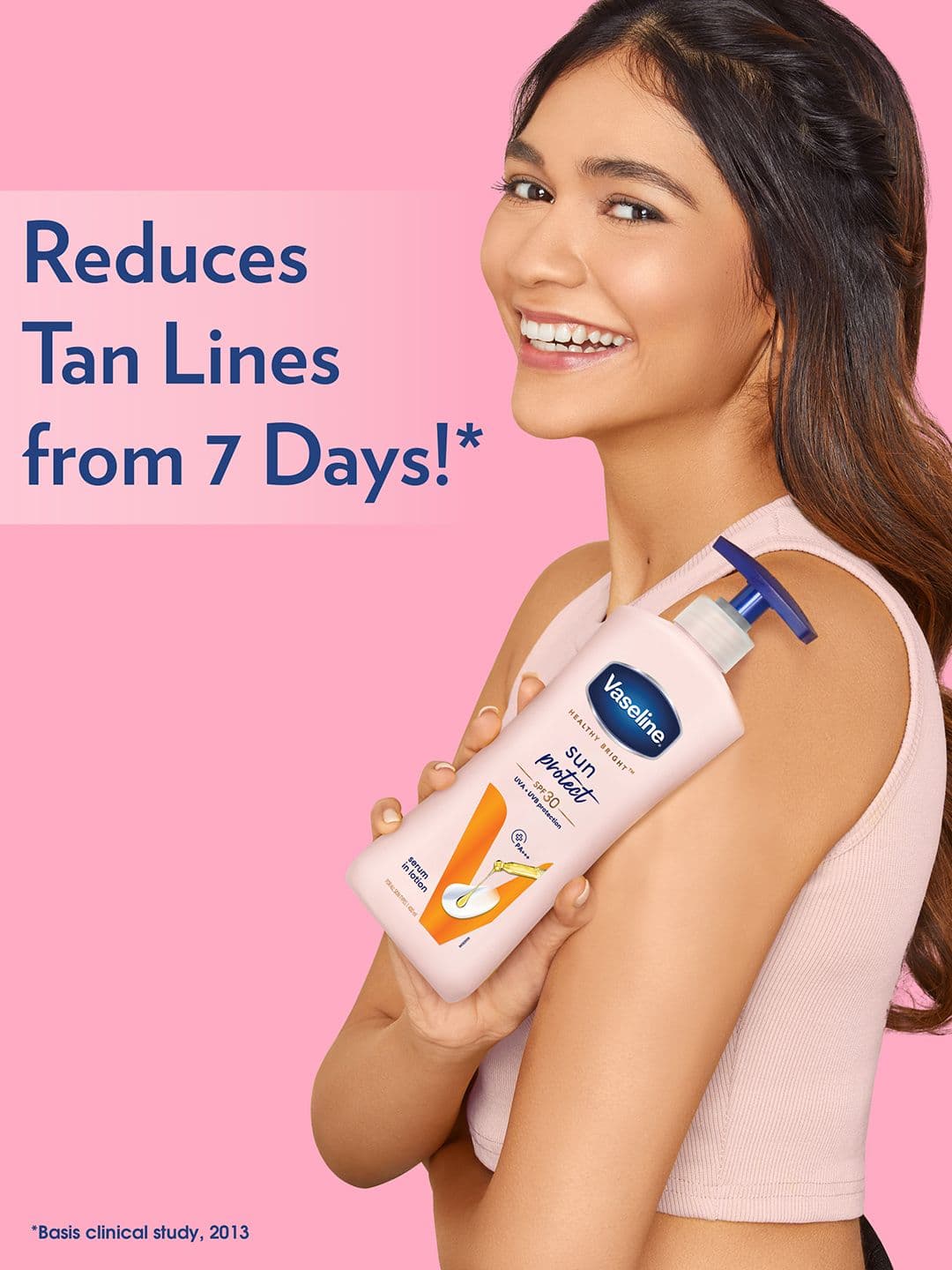 Vaseline Sun Protect SPF 30 Body Lotion with UVA + UVB PA+++ - 400ml