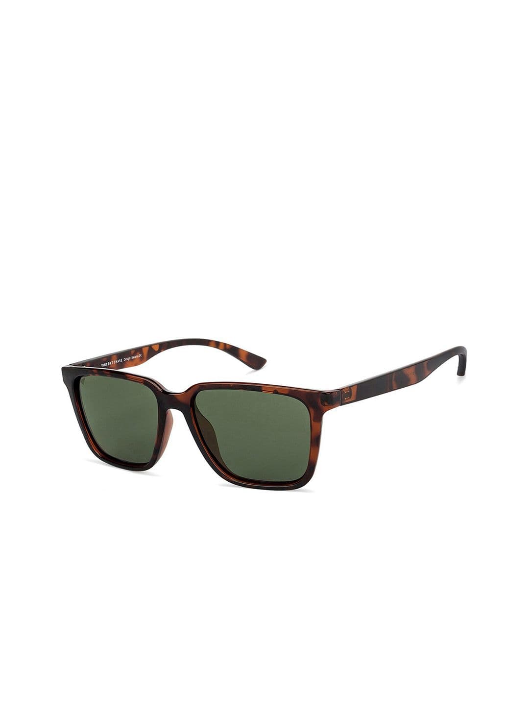 Vincent Chase by Lenskart Unisex Green Wayfarer Sunglasses with Polarised and UV Protected Lens 130814
