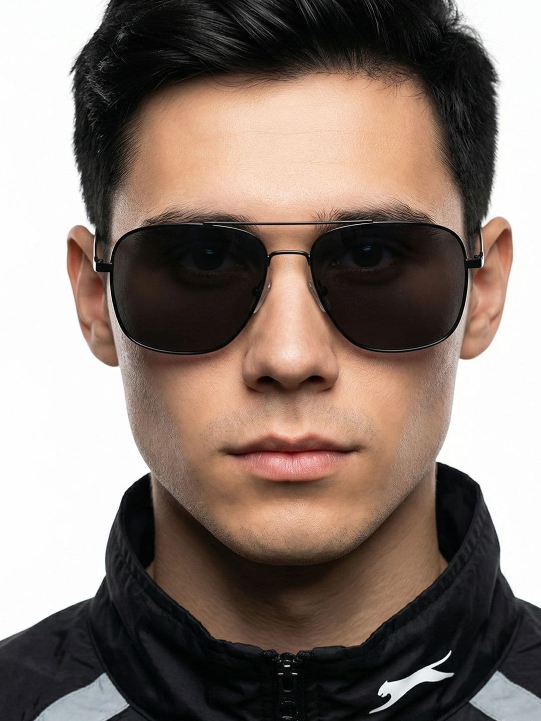 Vincent Chase by Lenskart Unisex Lens & Rectangle Sunglasses with Polarised and UV Protected Lens